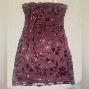 Peppermayo Sequin Beaded Tube Dress